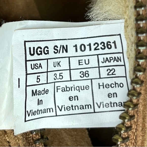 UGG Braiden Suede Tall Riding Boots-Brown/Tan-Women’s 5-Classic-Cozy-Winter-Boho - Picture 11 of 12